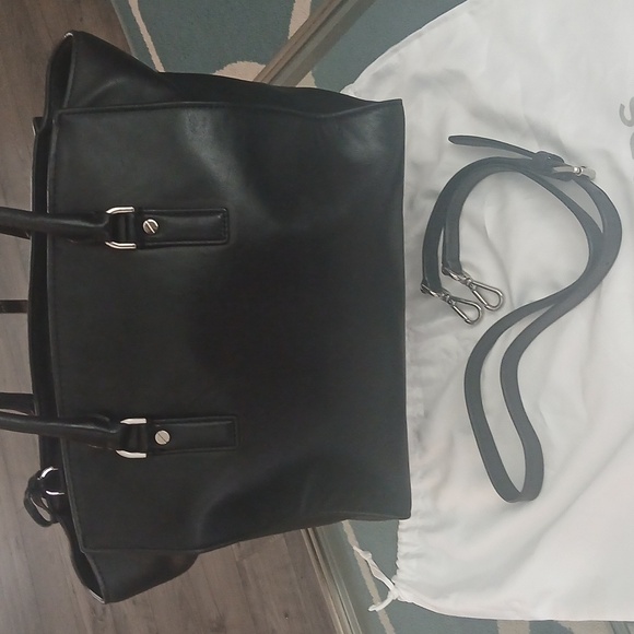 Michael Michael Kors Black Selma Mico Studded Two Way Bag - Picture 6 of 11